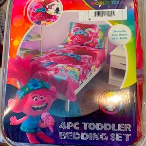 2/$20 Trolls World Tour 4pc Toddler Bedding Set